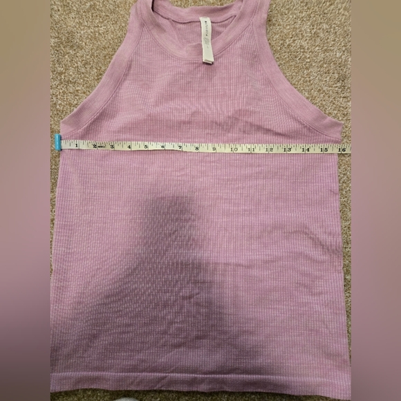NWT Athleta Large Light Purple Heather Racerback Tank Top - Picture 4 of 8
